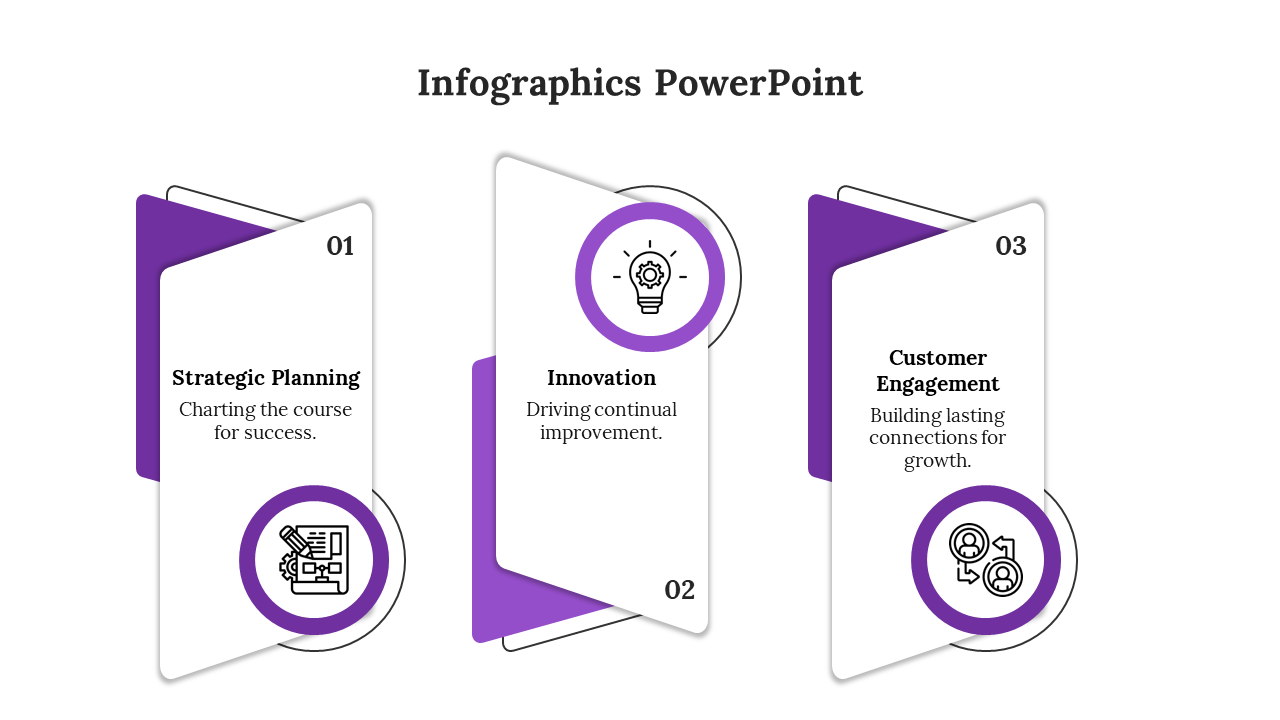 PowerPoint Presentation Infographics-Purple