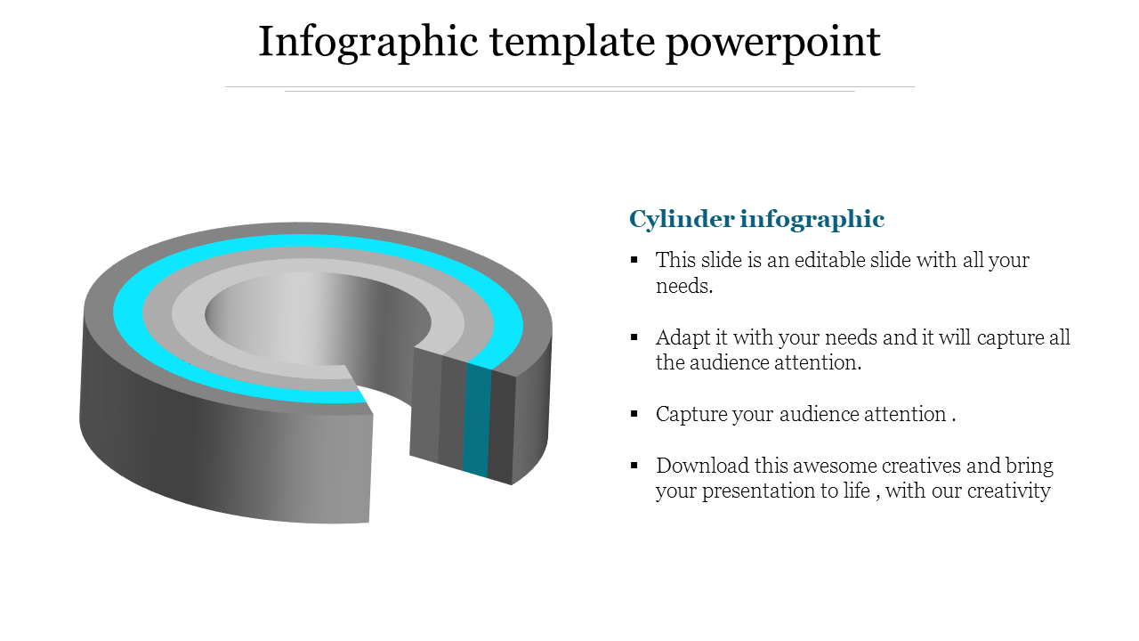 3D cylinder infographic with a cutout section revealing inner blue and gray layers, alongside descriptive text.