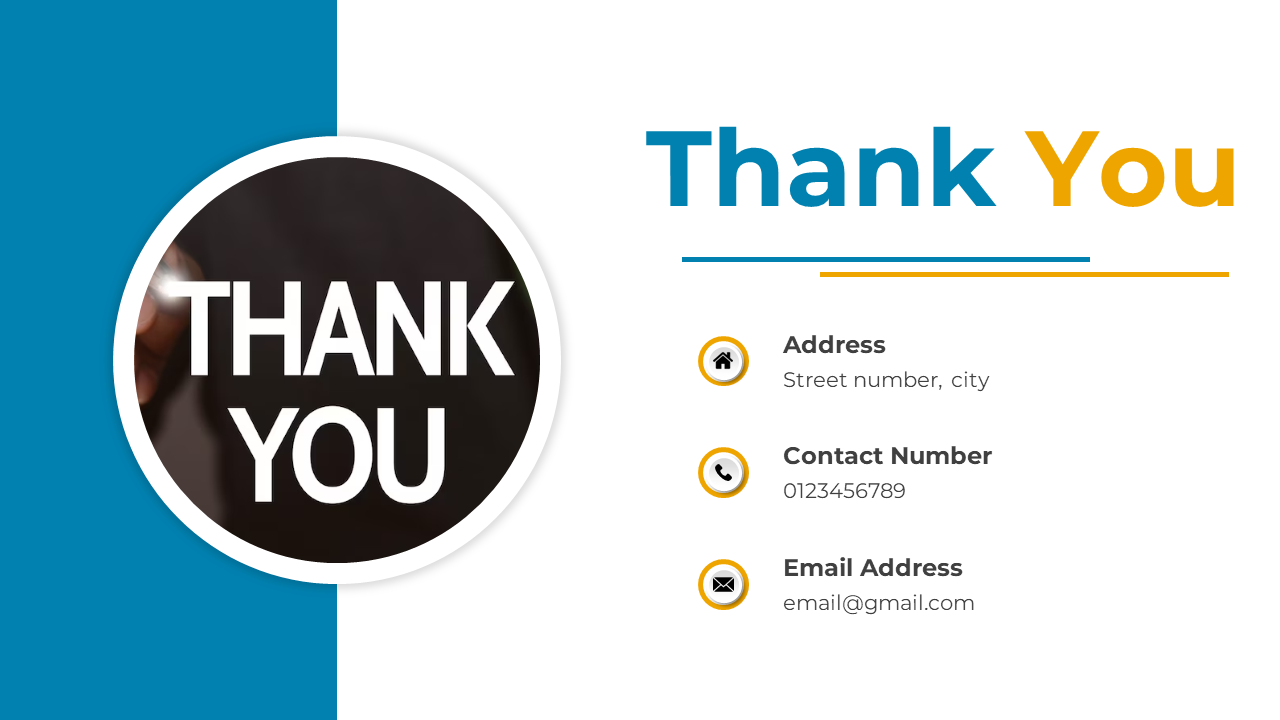 Unlock Thank You PowerPoint And Google Slides Template