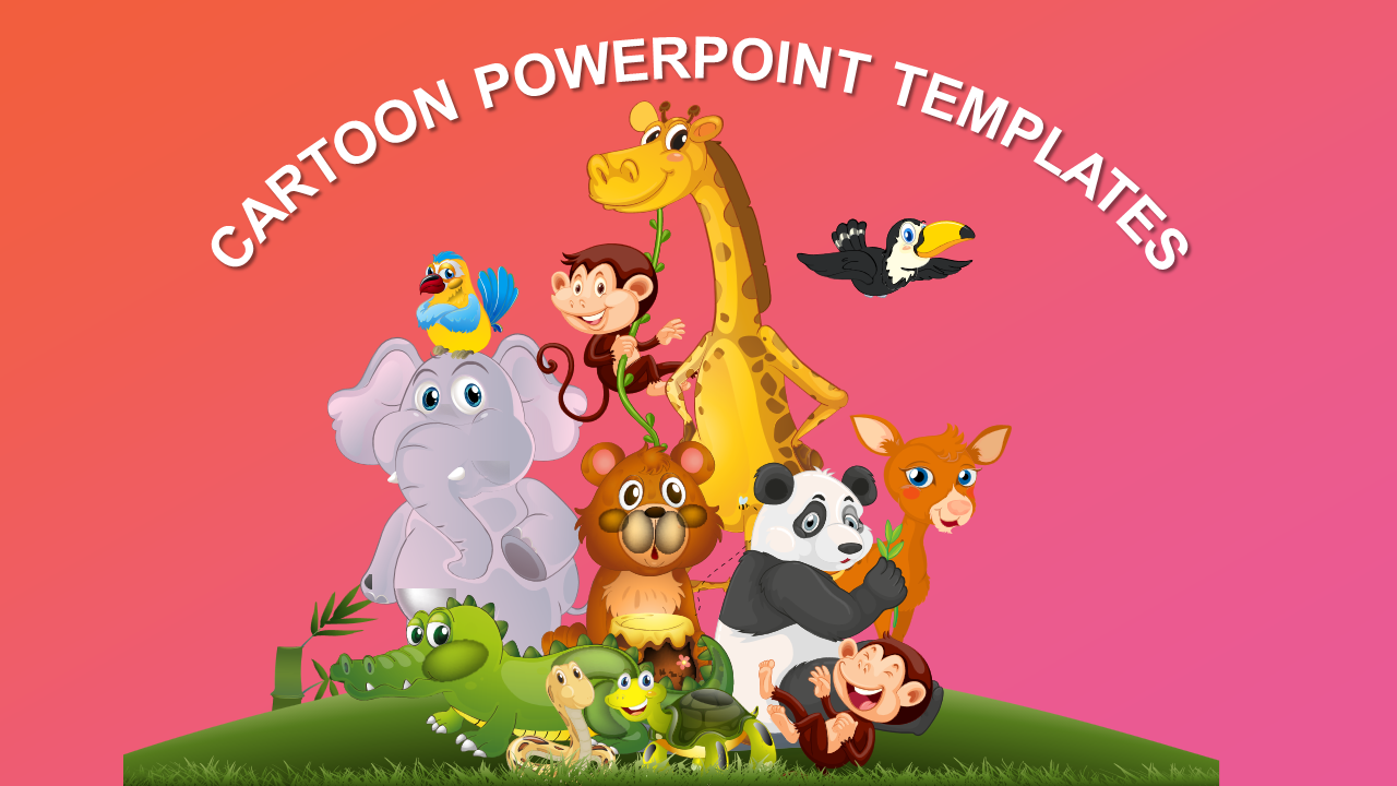 Cartoon Powerpoint Templates For Kids Slideegg
