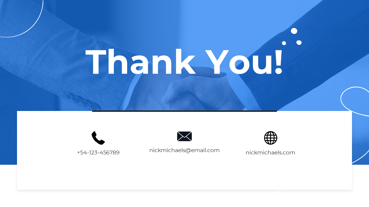 Creative Thank You For PPT And Google Slides Template