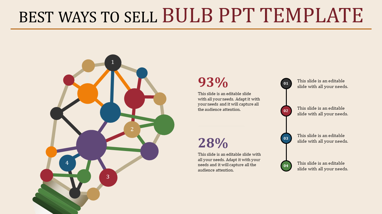 Awesome Bulb PPT Template and Google Slides Themes