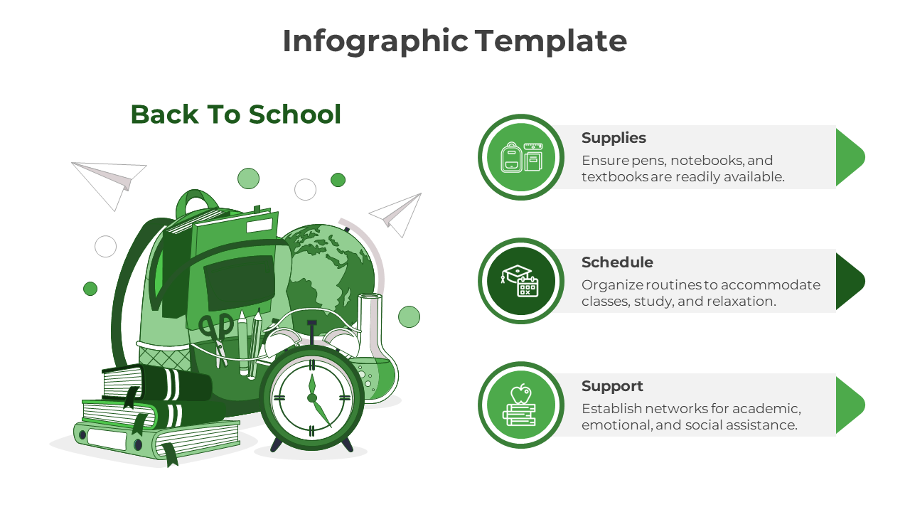 Infographic Template PowerPoint-3-Green