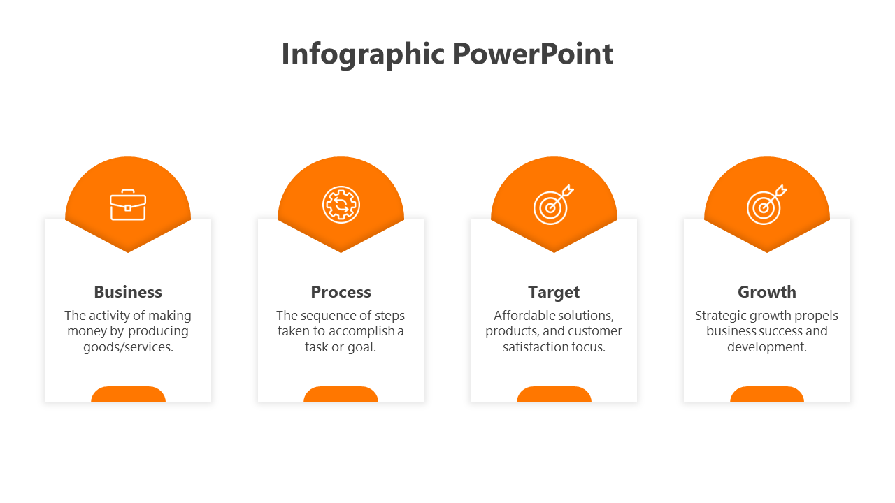 Infographic Template PowerPoint-4-Orange