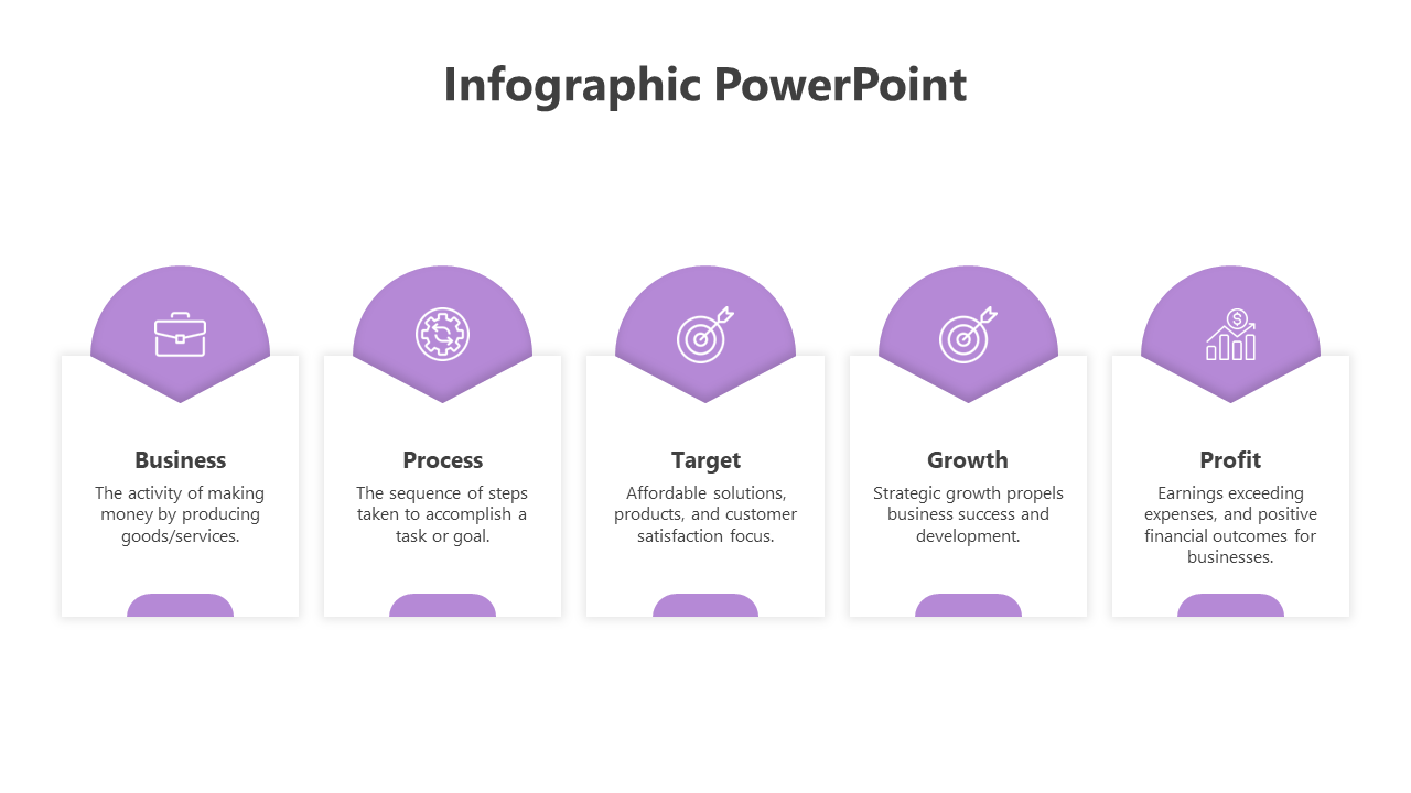 Infographic Template PowerPoint-5-Purple