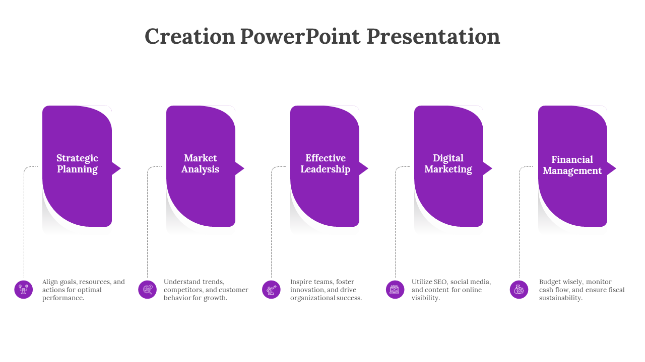 Creation PowerPoint Presentation-5-Purple