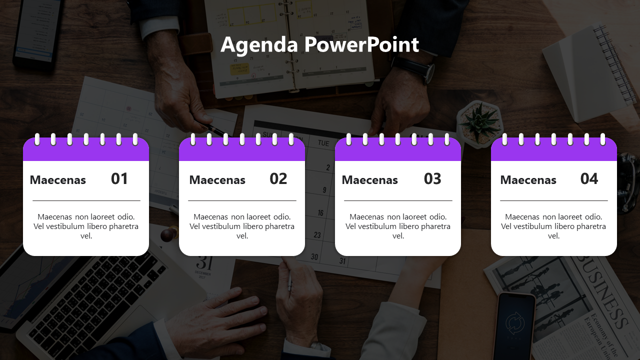 Astounding Business Agenda PowerPoint And Google Slides