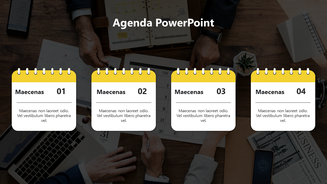 Buy Now Business Agenda PowerPoint And Google Slides