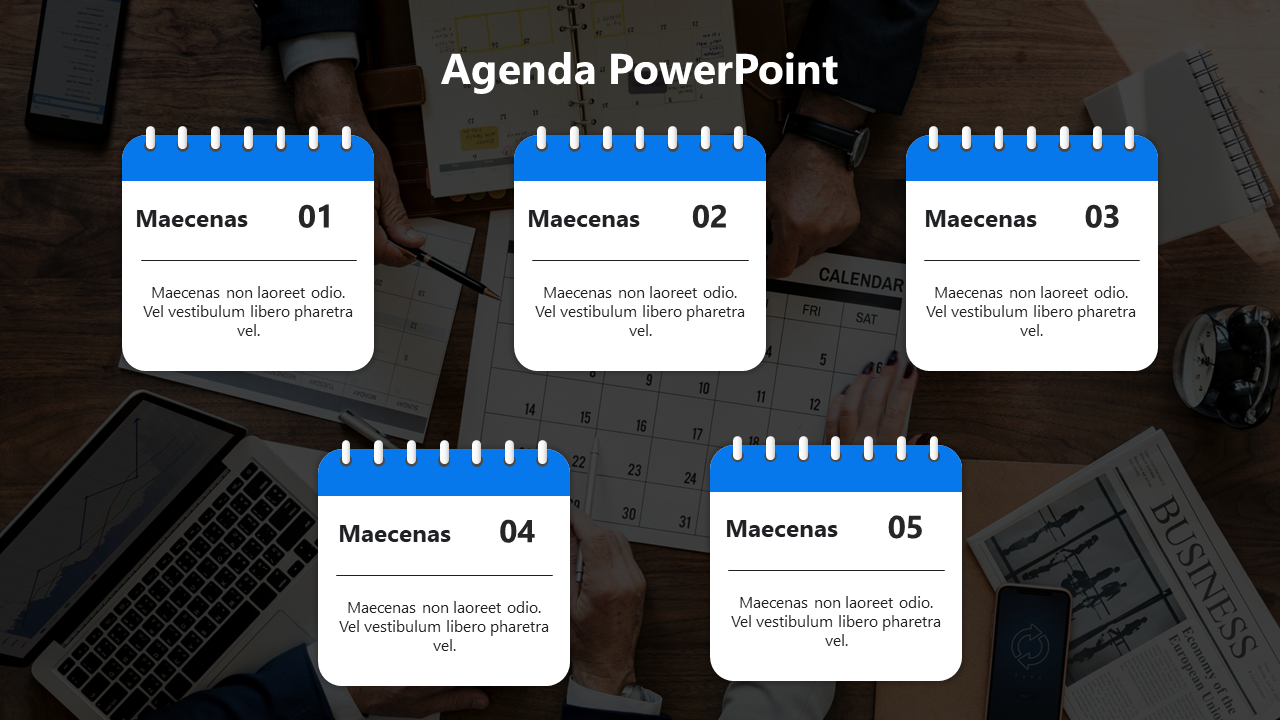 Creative Business Agenda PPT And Google Slides Template
