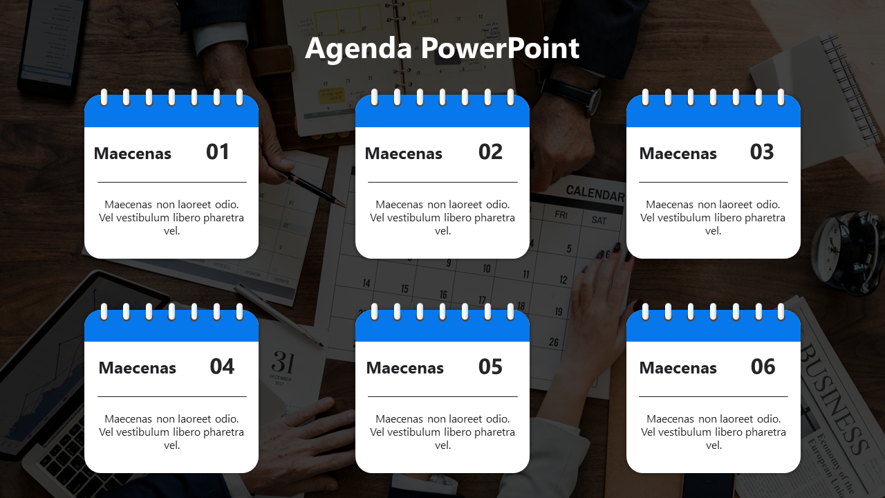 Awesome Meeting Agenda PowerPoint And Google Slides Template
