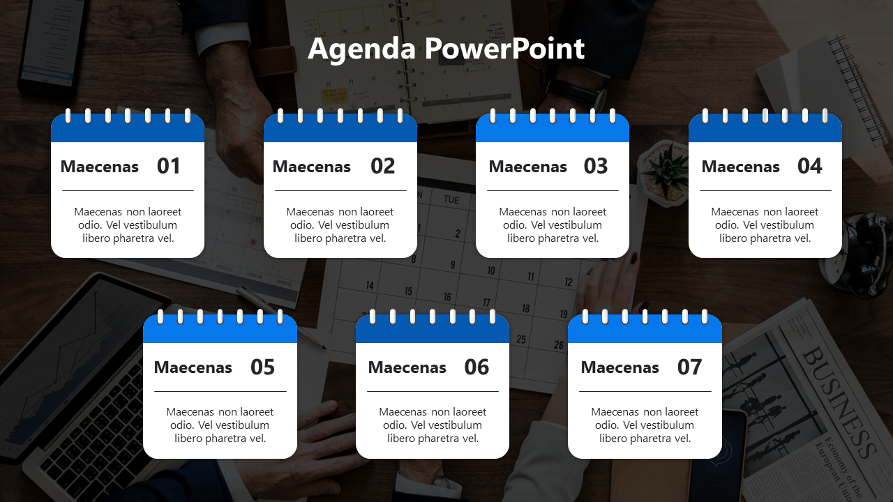 Stunning Meeting Agenda PowerPoint And Google Slides