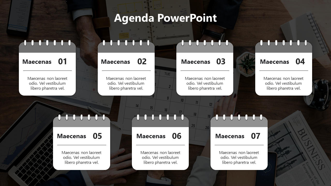 Attractive Meeting Agenda PPT And Google Slides Template