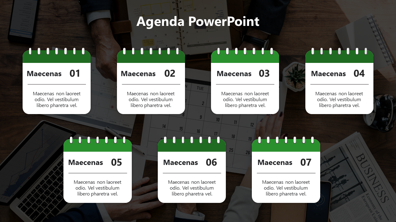 Mind Blowing Meeting Agenda PPT And Google Slides Template