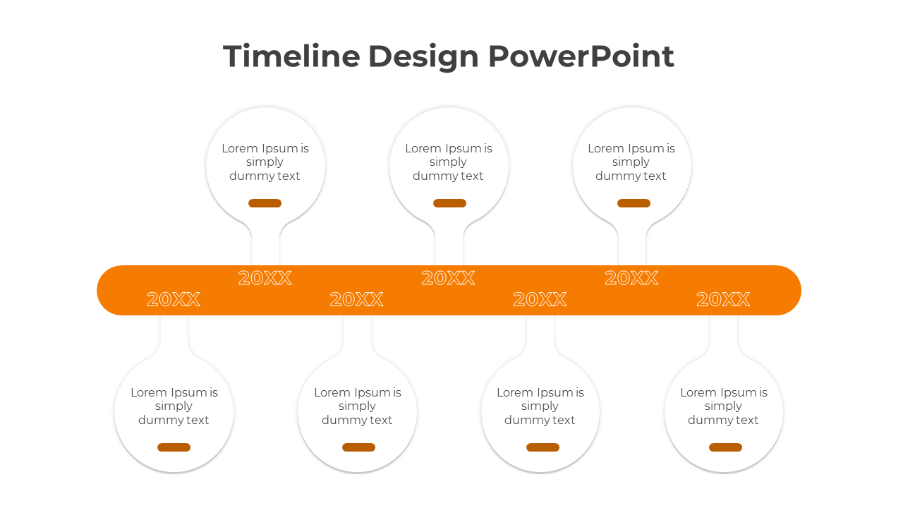 Free -  Easy To Use Timeline Design PowerPoint and Google Slides 