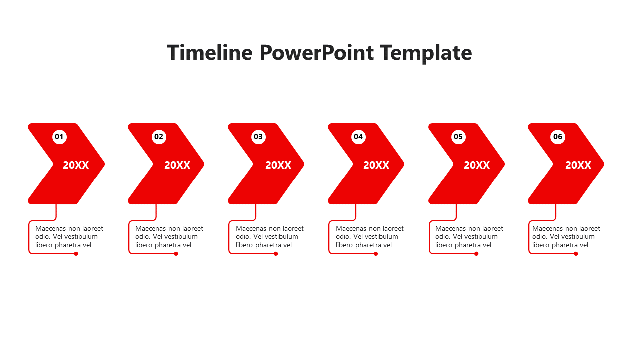 Concise Process Timeline PPT And Google Slides Template