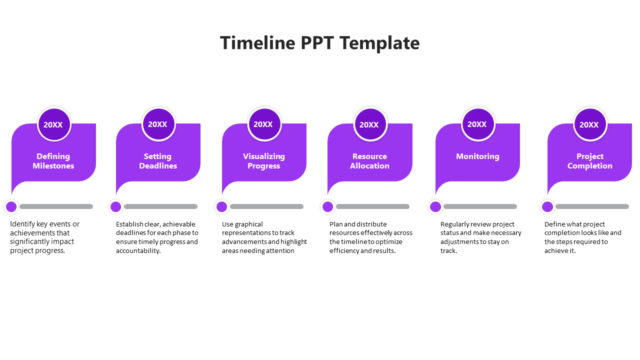 Majestic Timeline Design PowerPoint And Google Slides