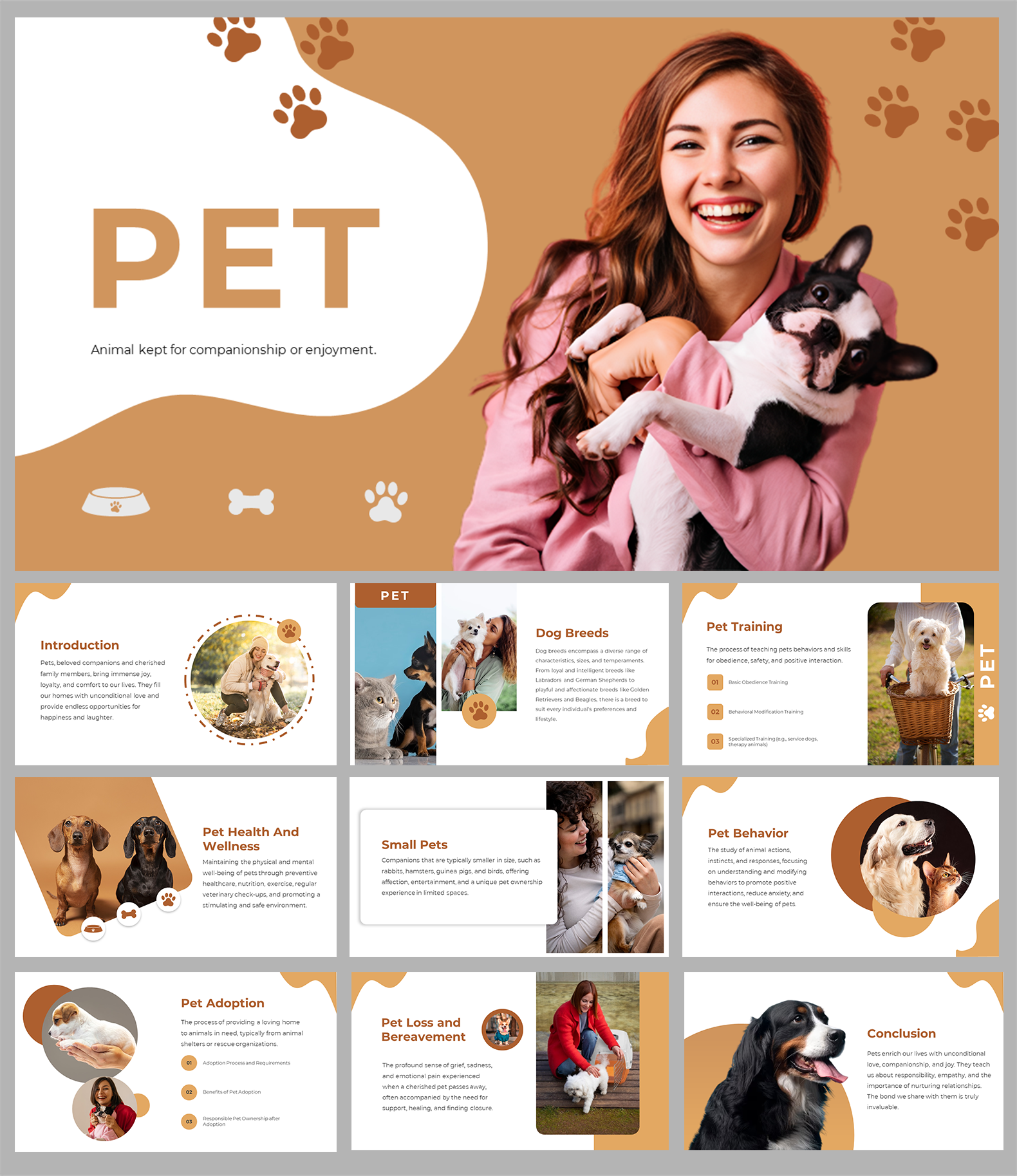 Get this Pet PowerPoint and Google Slides Templates