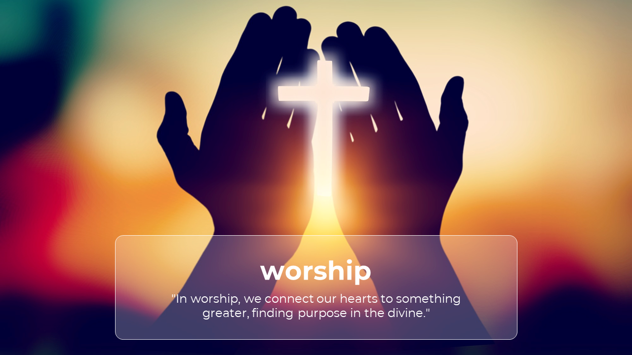 Usable Worship Background And Google Slides Template