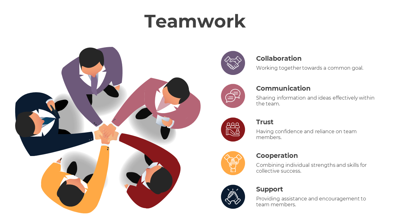 Creative Teamwork PowerPoint And Google Slides Template