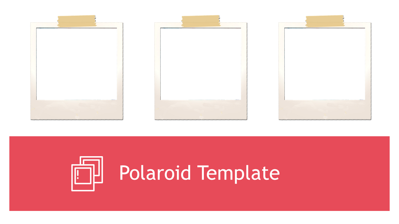 Simple Polaroid Presentation PowerPoint Design