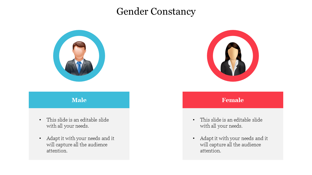 Equipoise Gender Constancy PPT Presentation Slide Template