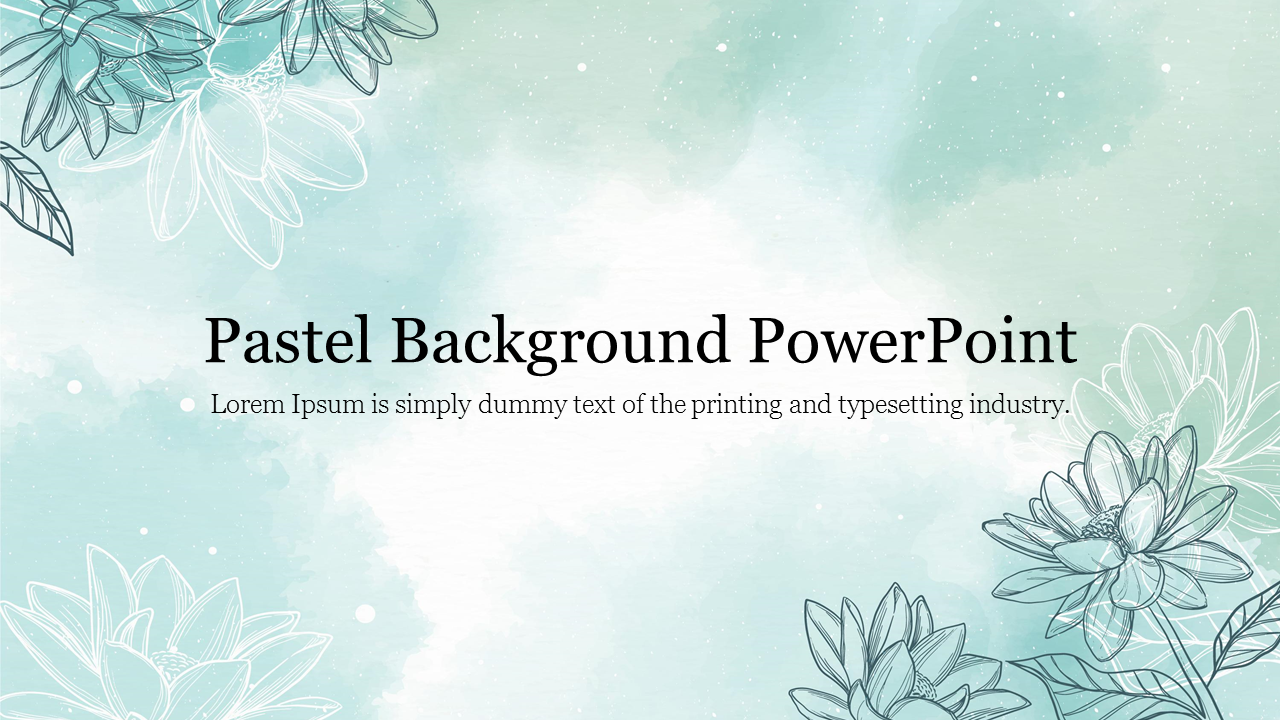 Free Floral And Pastel Backgrounds PPT And Google Slides