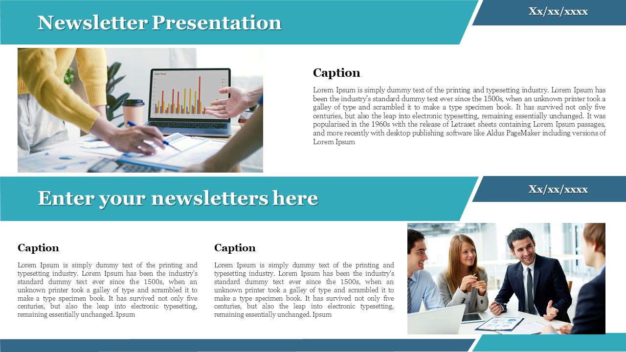 Free Newsletter PowerPoint Templates And Google Slides