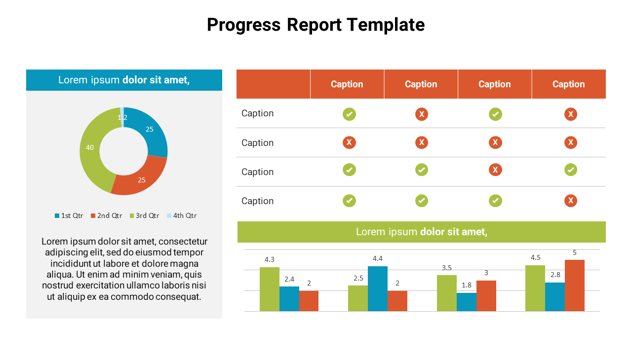 Progress Report Template Ppt Free - Printable Templates