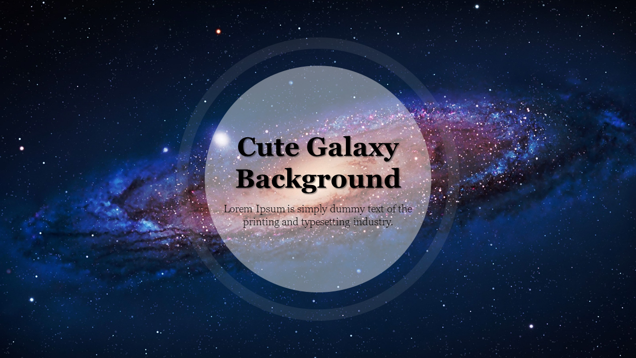 Cute Galaxy Background PowerPoint Presentation Slide: Bạn muốn có một bài thuyết trình đáng nhớ? Hãy sử dụng Cute Galaxy Background PowerPoint Presentation Slide để khiến bài thuyết trình của bạn trở nên thú vị hơn. Với những hình ảnh tuyệt đẹp của vũ trụ, nó sẽ khiến cho bất kỳ ai cũng cảm thấy hứng thú và tập trung vào nội dung của bạn.