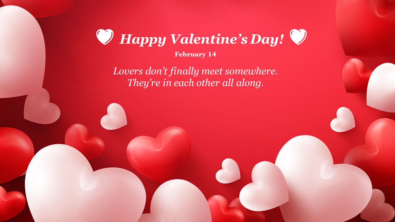 Attractive Valentine Day Slideshow Download For Presentation
