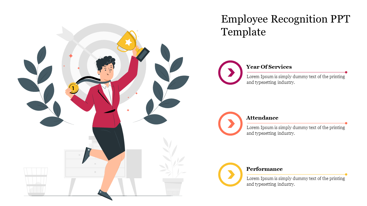 Employee Recognition PPT Template For Presentation