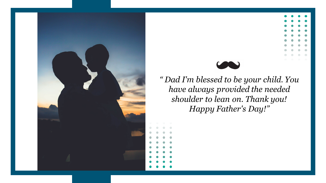 Free - Happy Fathers Day PowerPoint Templates For Presentation