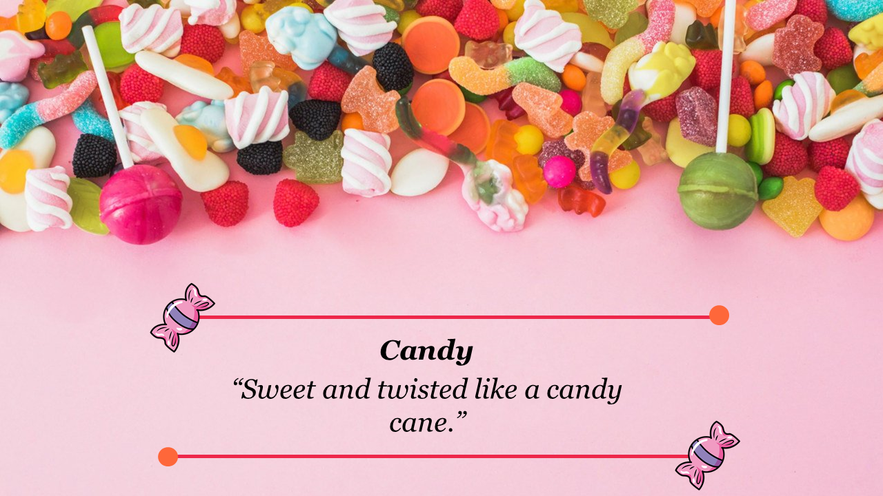 Effective Candy Template PowerPoint Presentation Slide