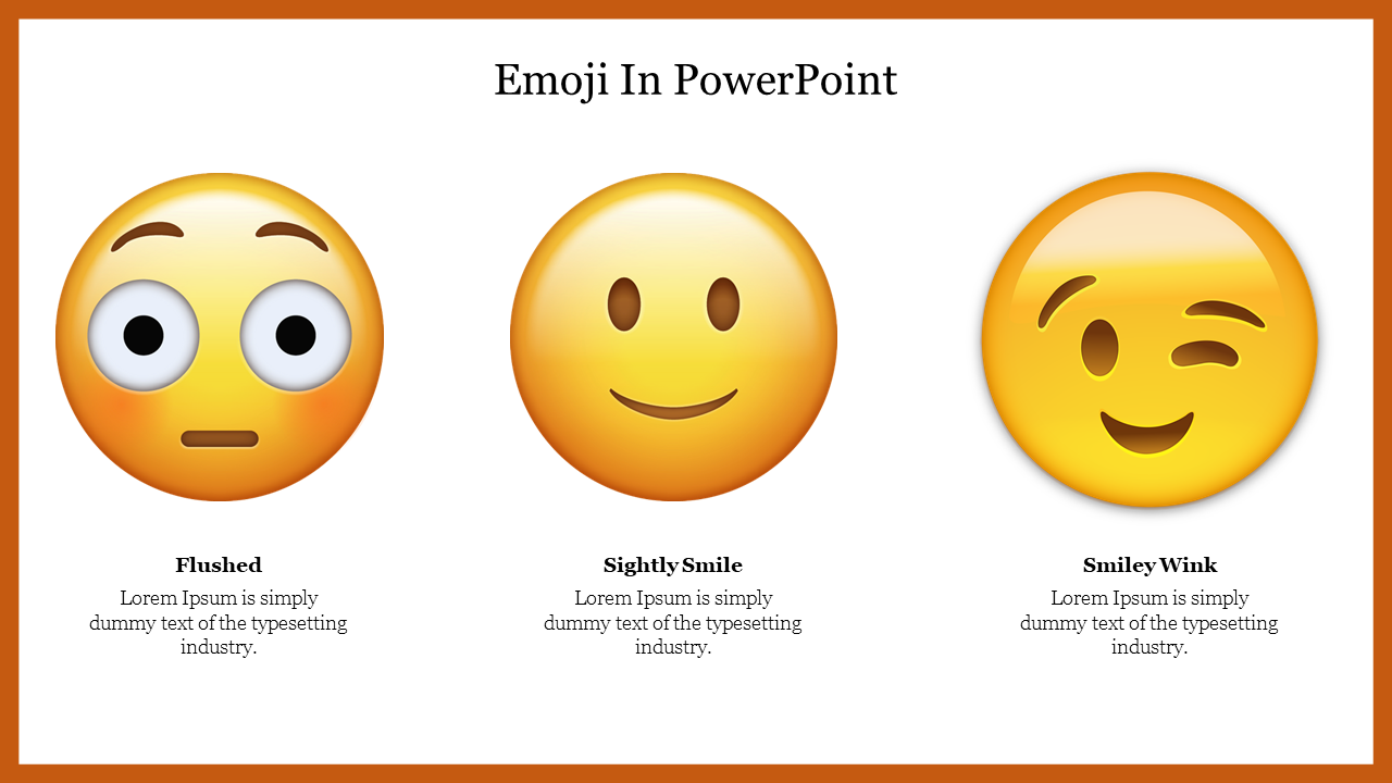 Attractive Emoji In PowerPoint Presentation Template