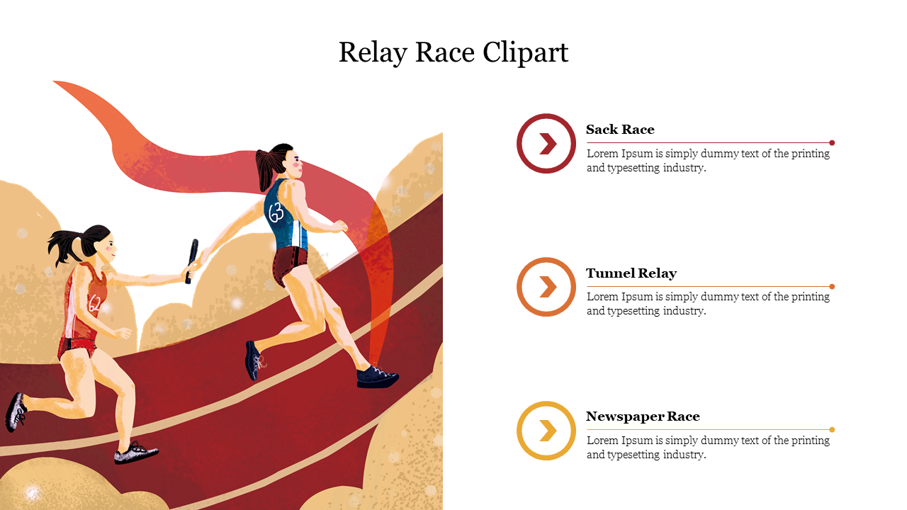 Relay Race Clipart
