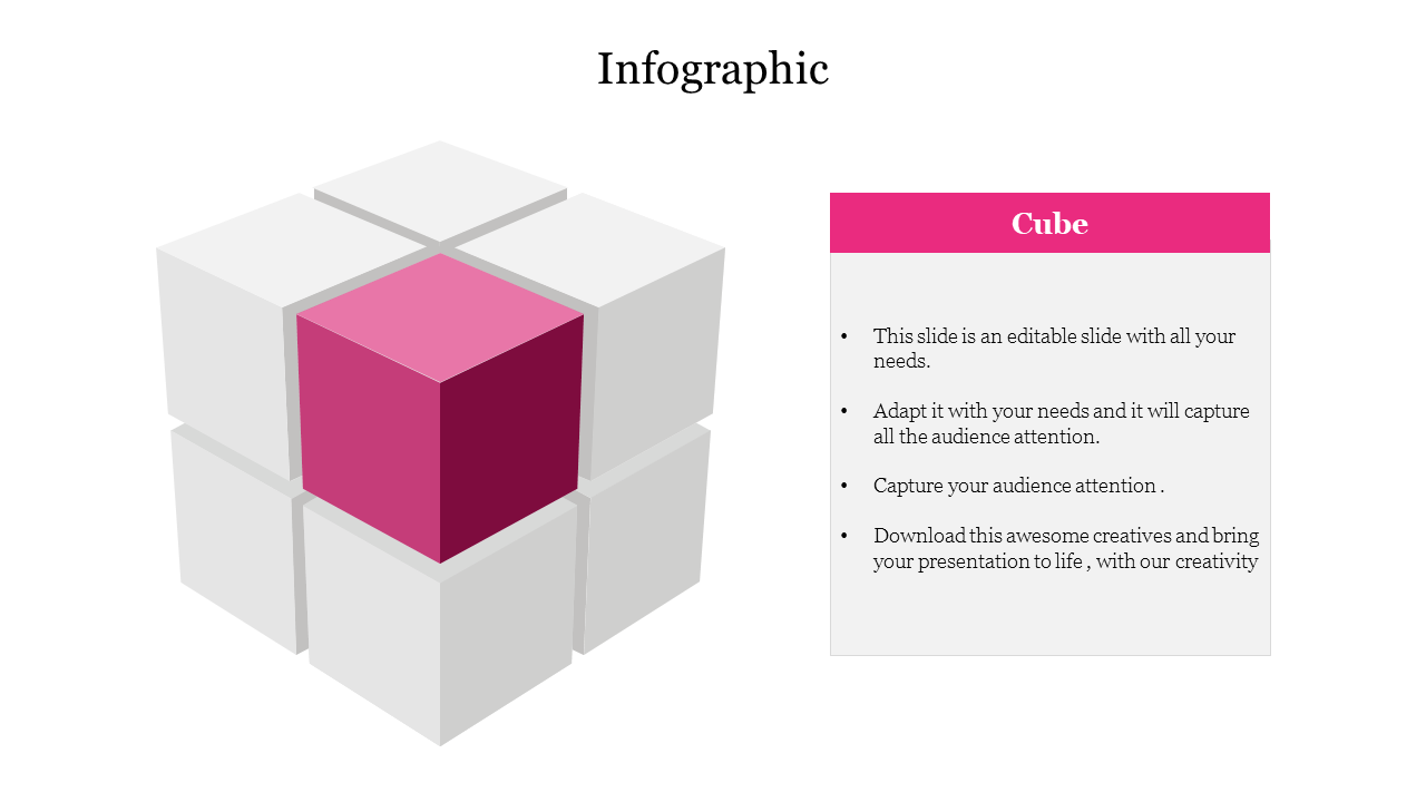 Free - 3D Cube Infographic PowerPoint Presentation Template