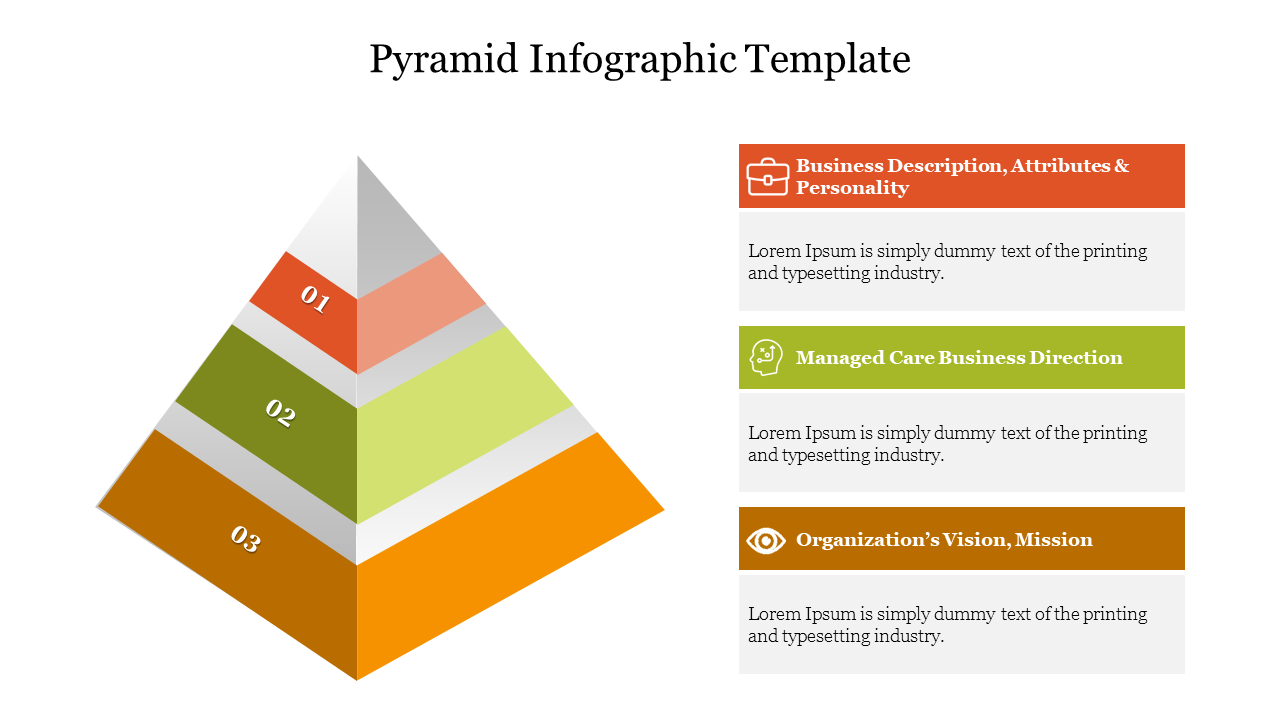 Pyramid Infographic Template Free