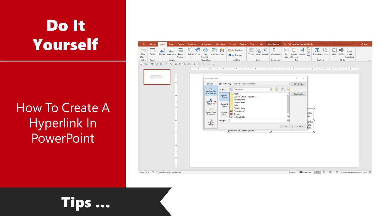 How To Create A Hyperlink In PowerPoint