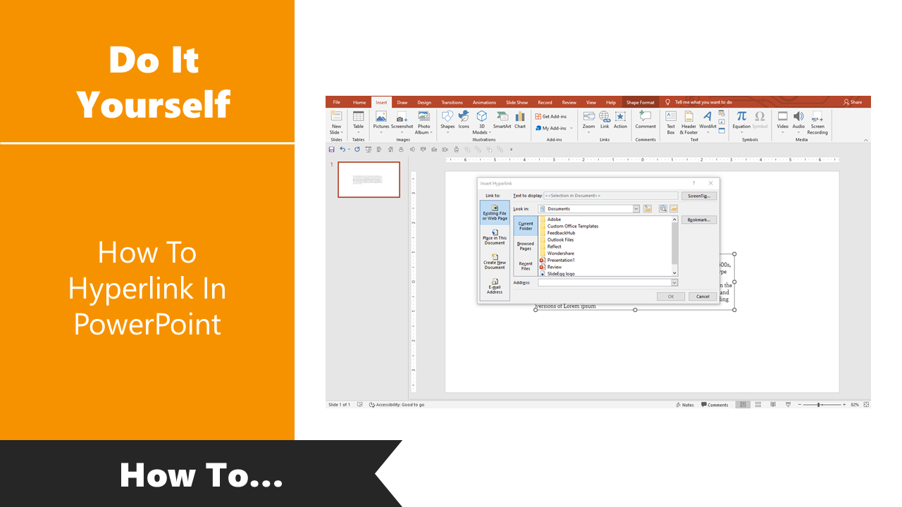 How To Hyperlink In PowerPoint