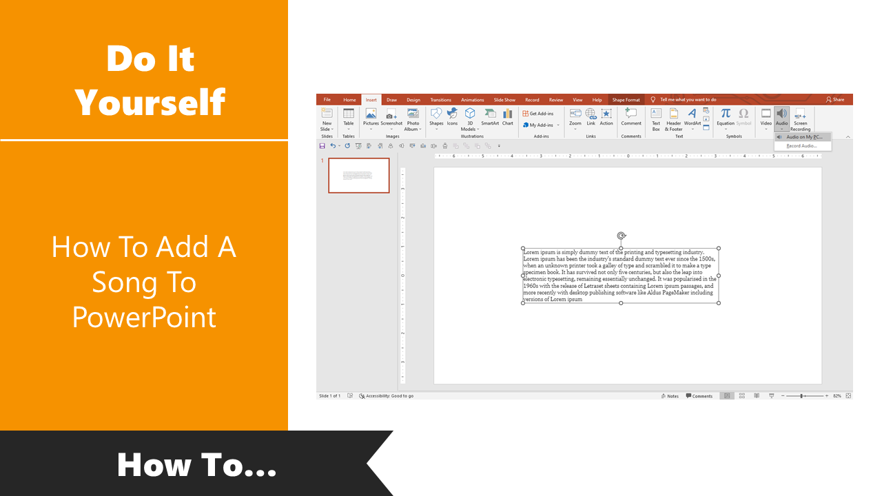 How To Add A Song To PowerPoint