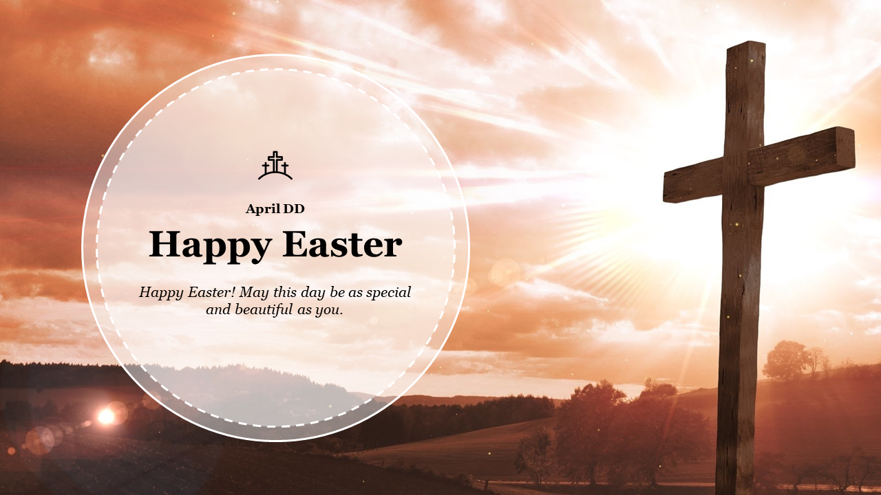 Free - Attractive Religious Easter PowerPoint Templates Slide
