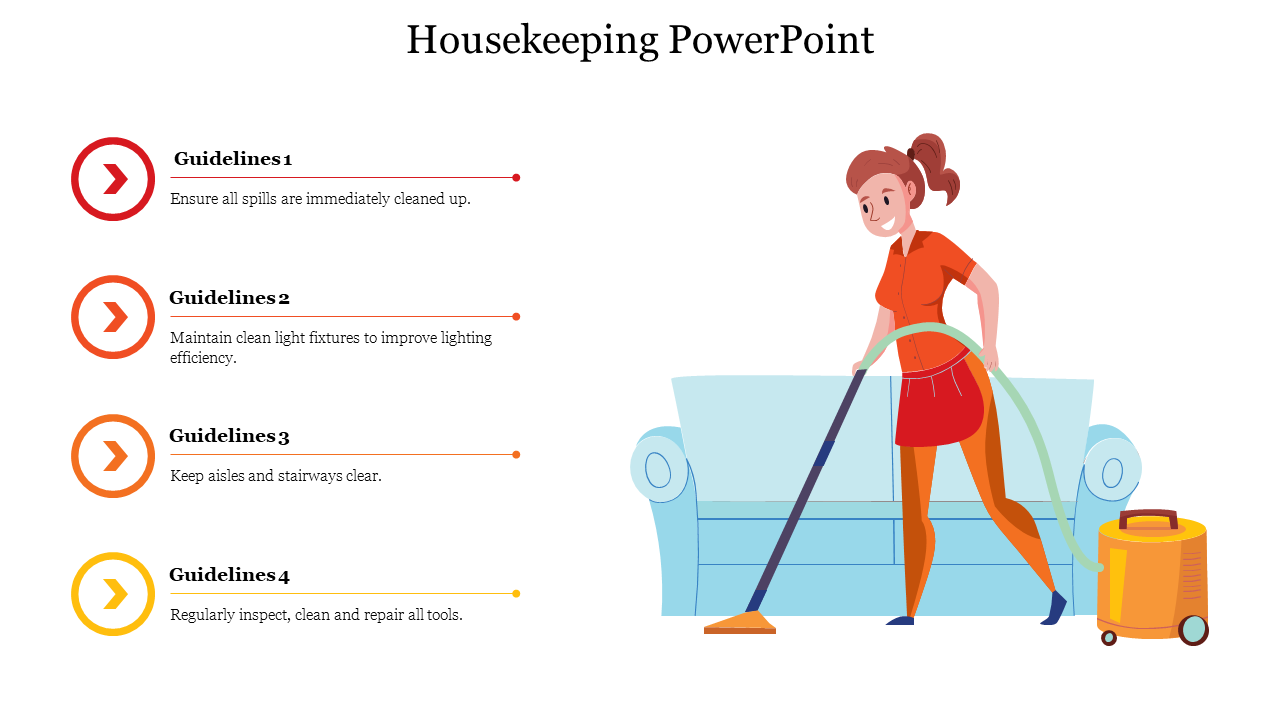 Innovative Housekeeping PowerPoint Presentation Template