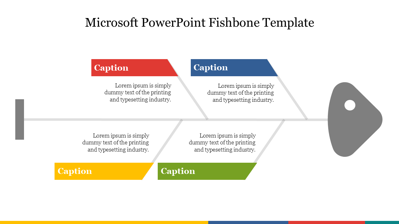 Microsoft PowerPoint Fishbone Template