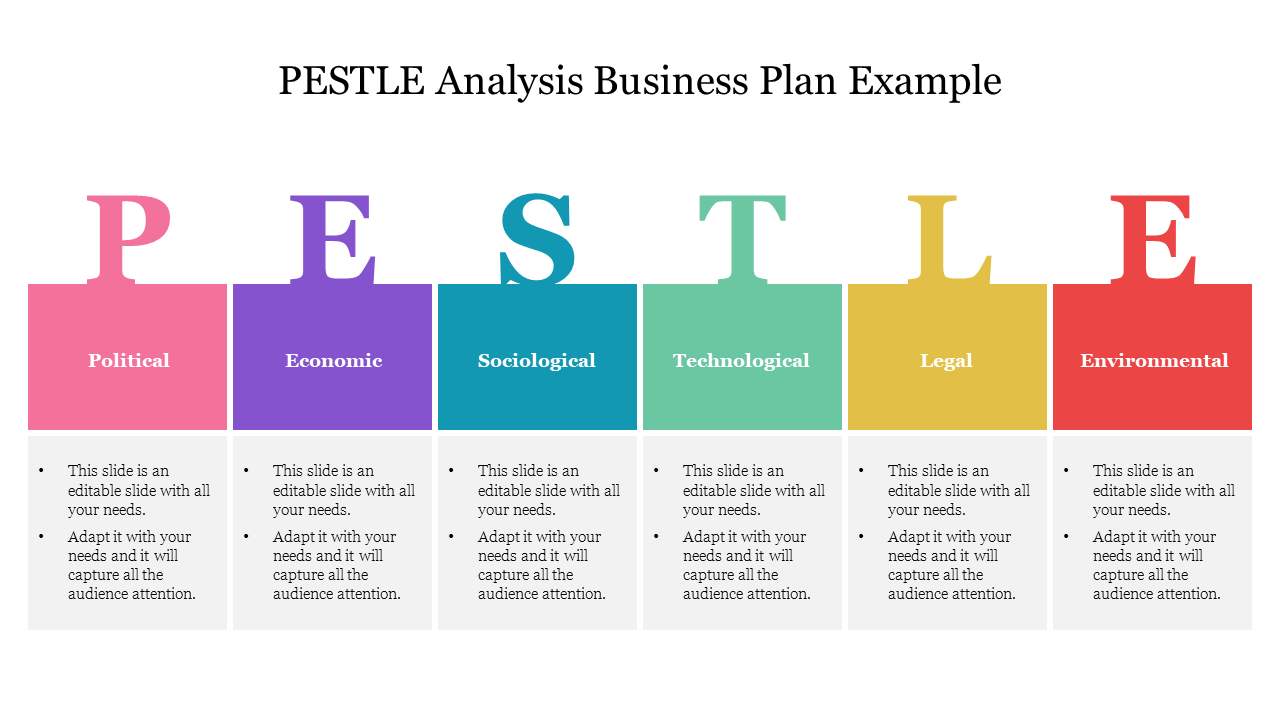 PESTLE Analysis Business Plan Example