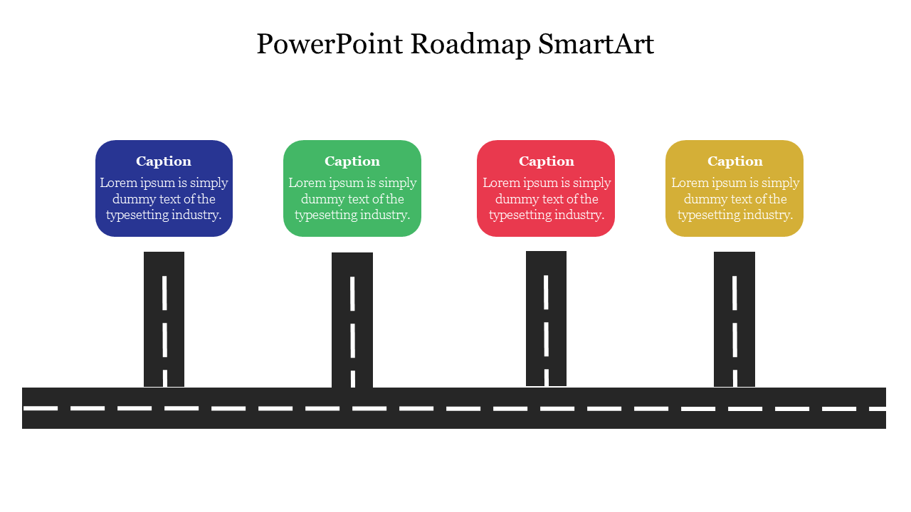 PowerPoint Roadmap SmartArt