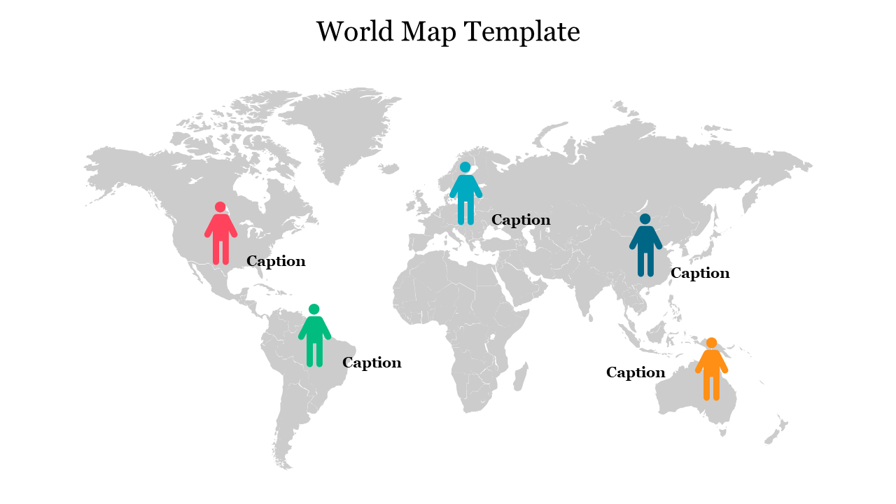 World Map Template Printable