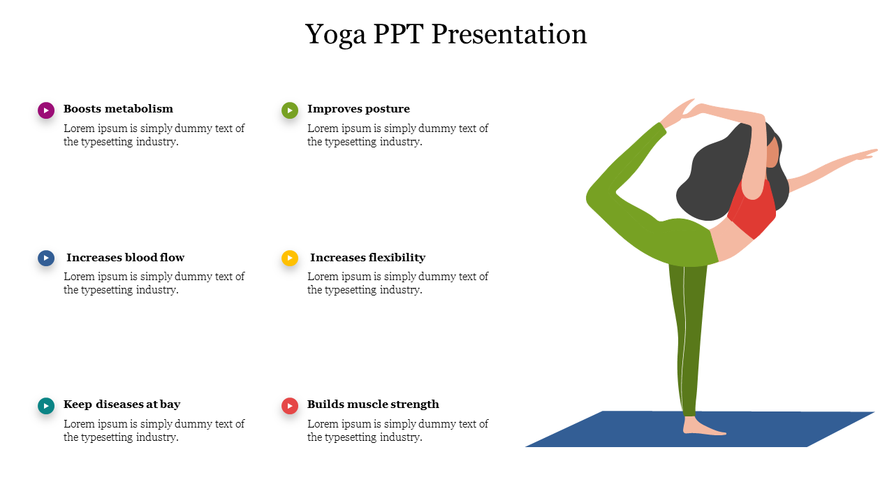 Free - Professional Yoga PPT Presentation Download Slide