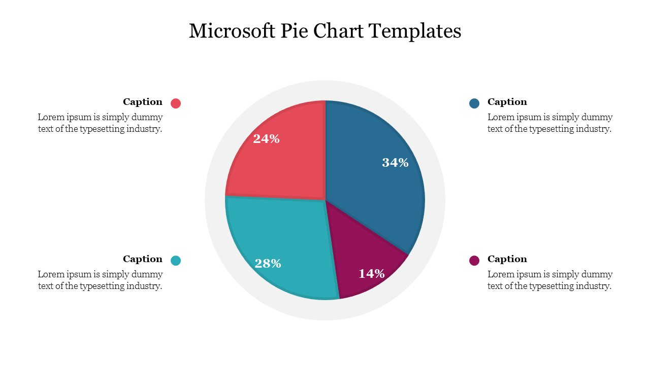 Editable Microsoft Pie Chart Templates For Presentation