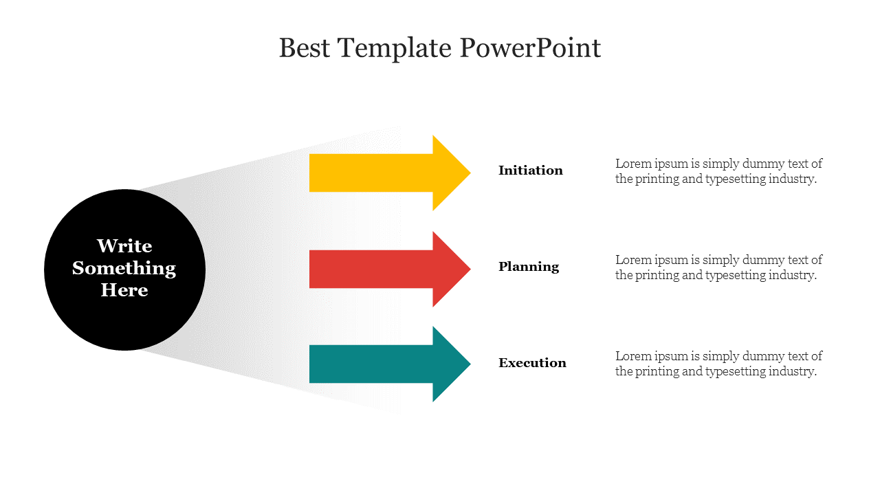 Free - Best Template PowerPoint Presentation Slide