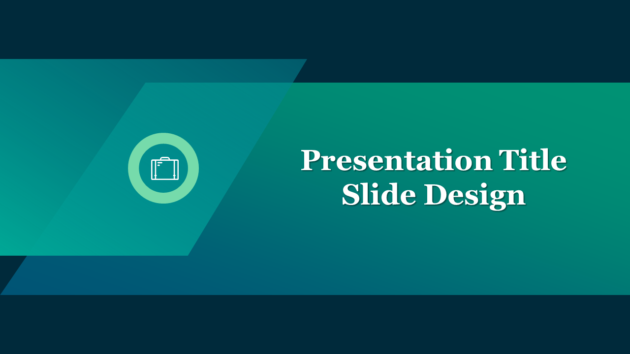 presentation title design